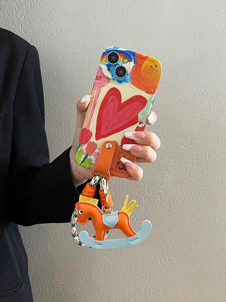 Happy Pony Heart Phone Case