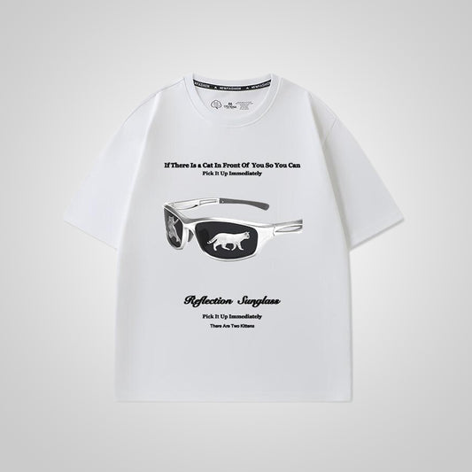 Cool Cat with Glasses Tee