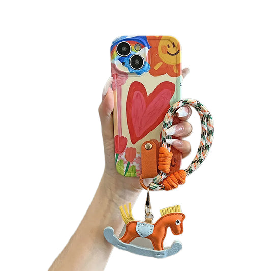 Happy Pony Heart Phone Case