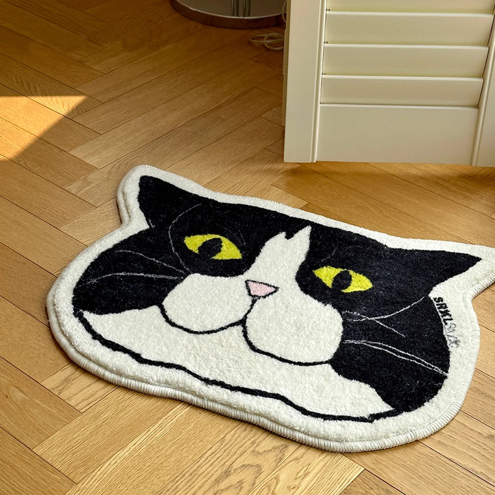 Cute Cat Short Pile Carpet