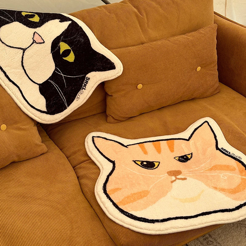 Cute Cat Short Pile Carpet