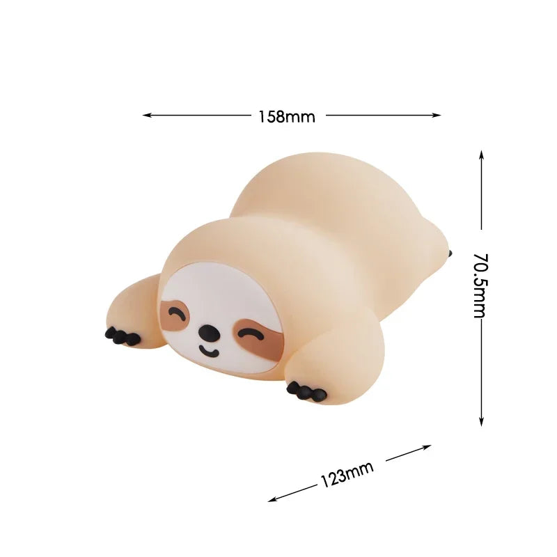 Adorable Animal Shape Night Light | Soft Silicone | LED Bulbs | Cute Designs - Petorverse
