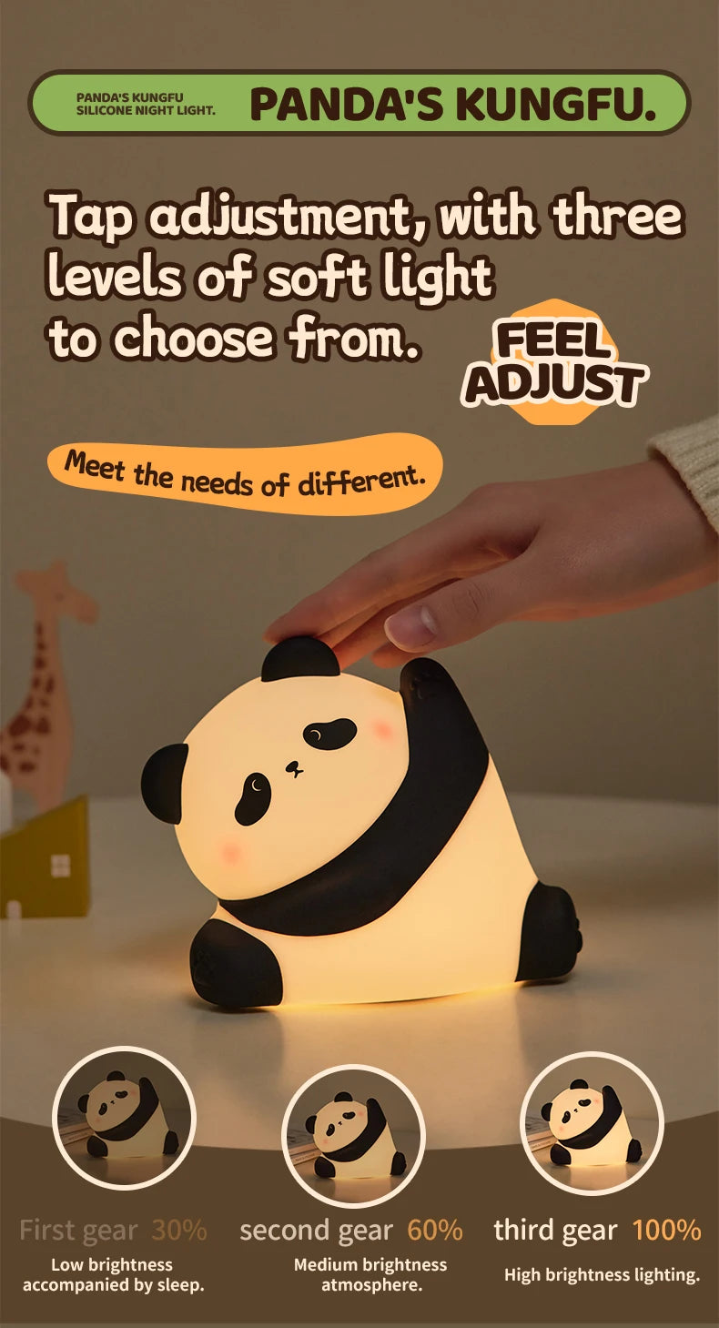 Adorable Animal Shape Night Light | Soft Silicone | LED Bulbs | Cute Designs - Petorverse