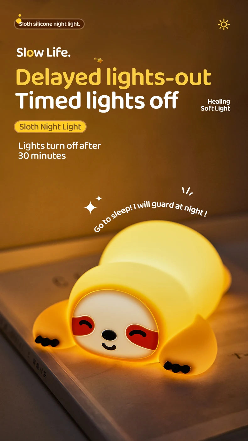 Adorable Animal Shape Night Light | Soft Silicone | LED Bulbs | Cute Designs - Petorverse