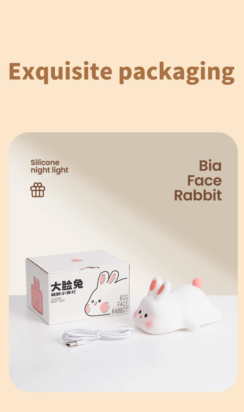 Animal Night Light – Panda, Sheep & Bunny