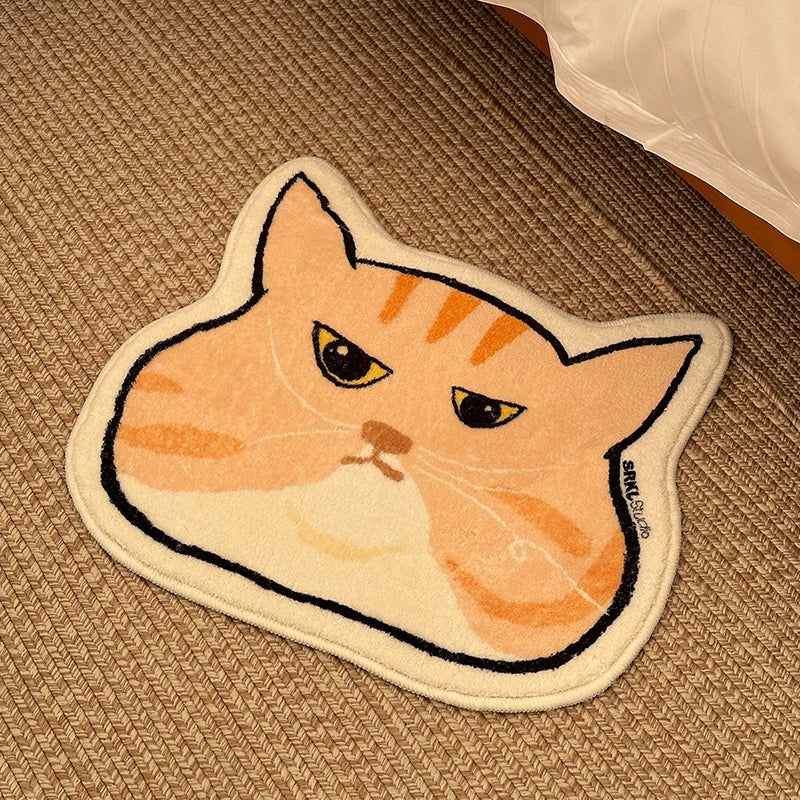 Cute Cat Short Pile Carpet