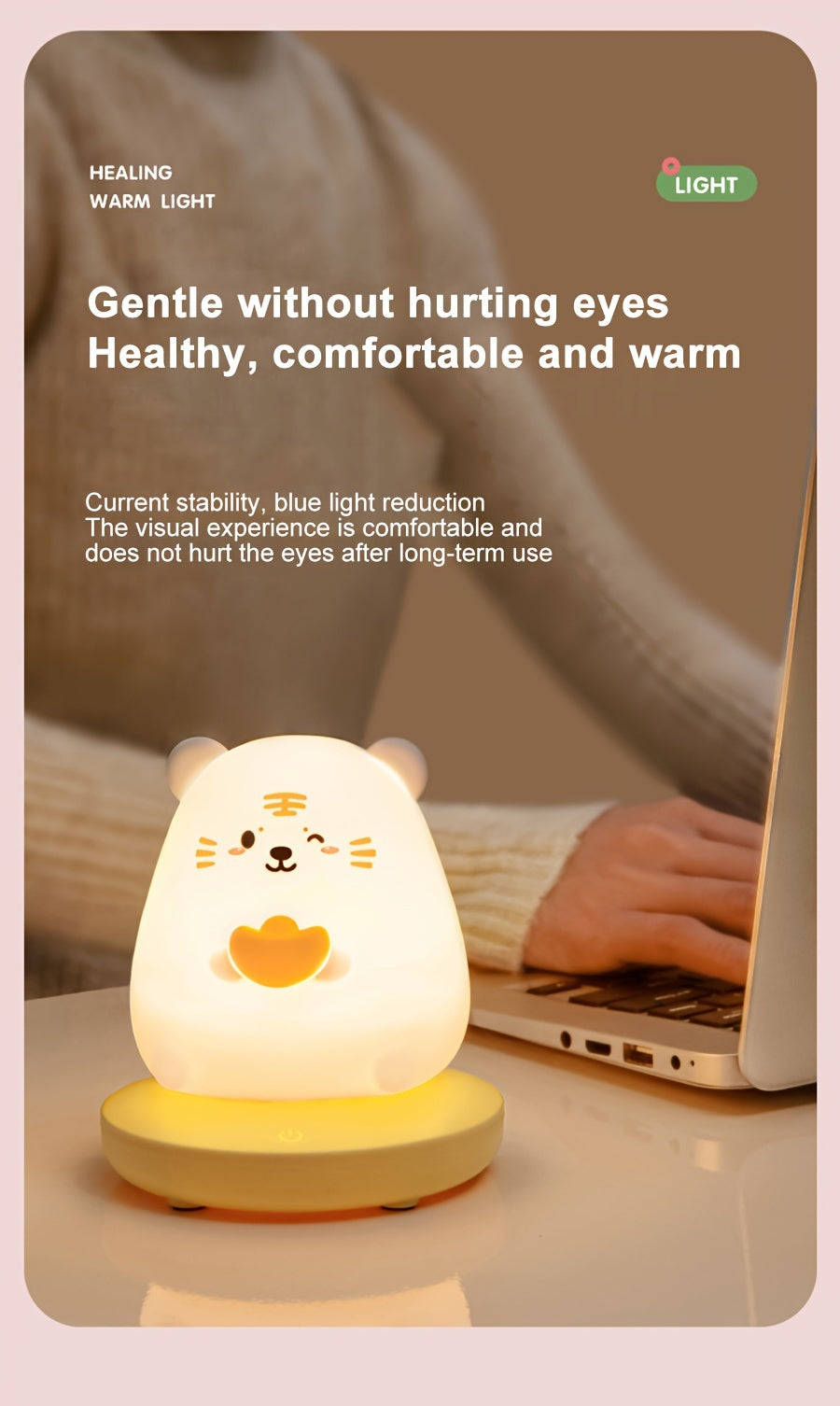 Cute Animal Shape USB Night Light