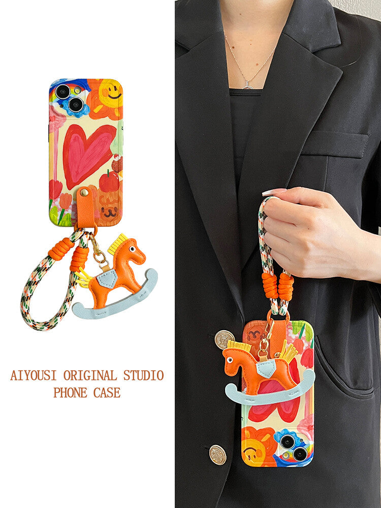 Happy Pony Heart Phone Case