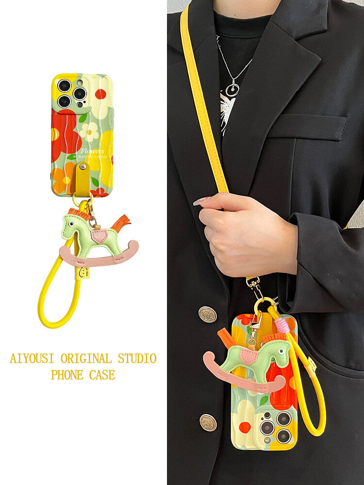 Floral Rocking Horse Phone Case