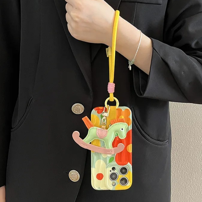 Floral Rocking Horse Phone Case