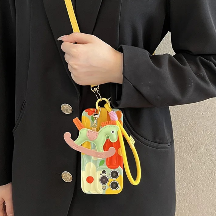Floral Rocking Horse Phone Case