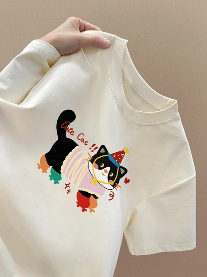 ローラーキャットパーティーTシャツ