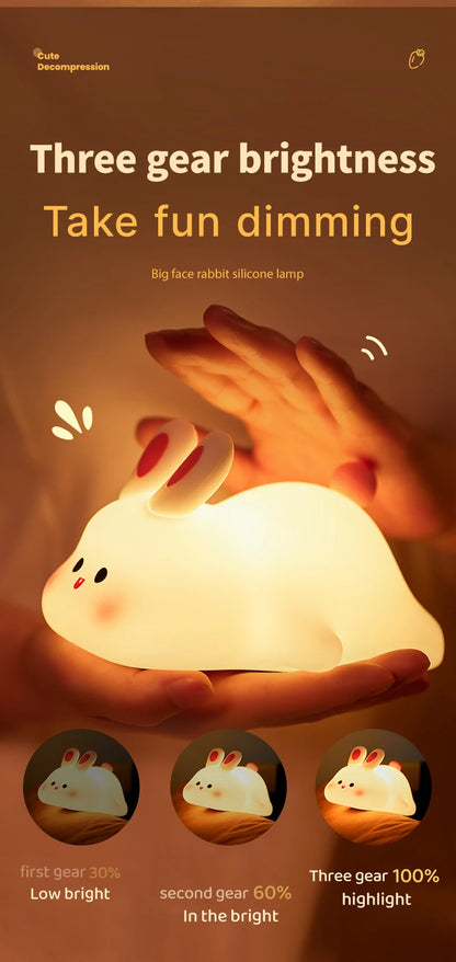 Animal Night Light – Panda, Sheep & Bunny