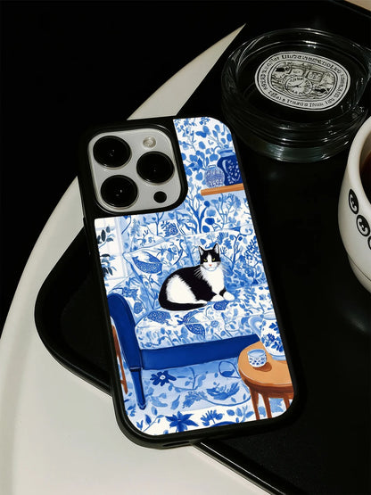 ブルーキャットラウンジのスマホケース